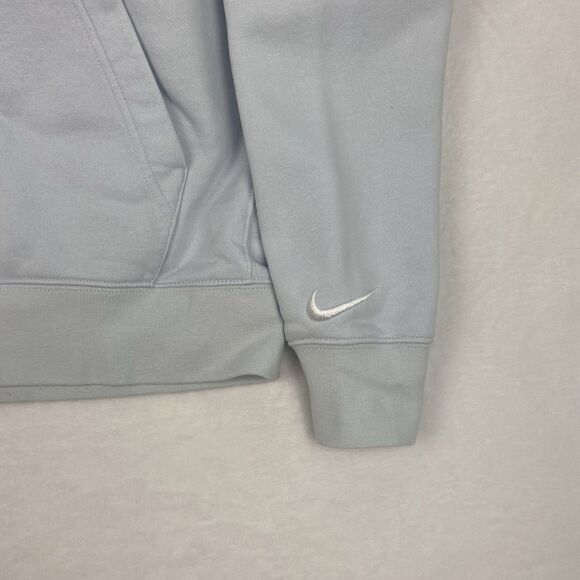 Nike Paris Saint-Germain Sweater Adult Medium Light Blue Logo Hoodie Sweatshirt - Picture 5 of 9